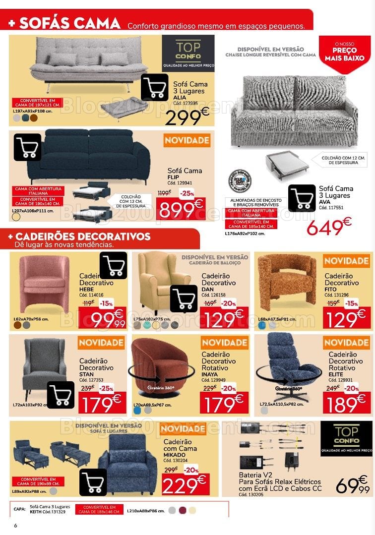 Antevisão Folheto CONFORAMA Promoções de 24 setembro a 28 outubro